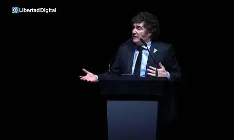 O presidente argentino Javier Milei