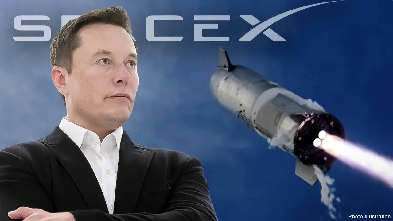Lançamento de um foguete da SpaceX