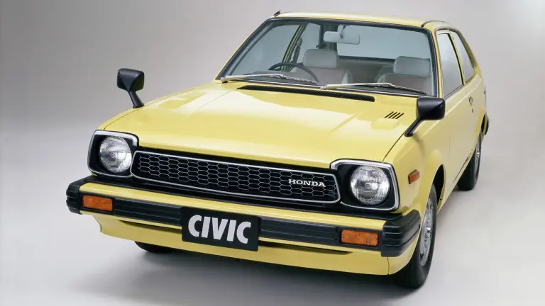 Honda Civic: modelo lançado em 1972 se tornaria uma dos recordes de vendas no mercado global | Foto: Divulgação/Museu Honda