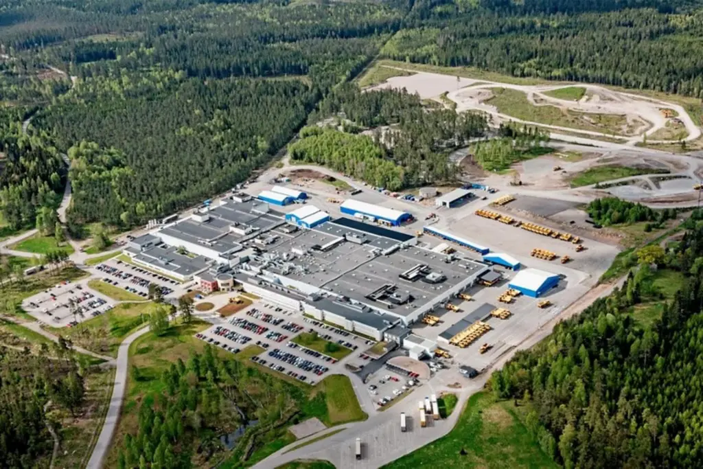 Fábrica da Volvo em Braas, na Suécia | Foto: Volvo/Divulgação