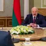O presidente da Bielorrússia, Alexander Lukashenko