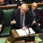 O primeiro-ministro, Boris Johnson