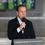 O governador de São Paulo, João Doria