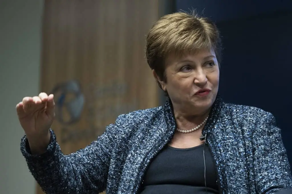 A diretora-presidente do FMI, Kristalina Georgieva