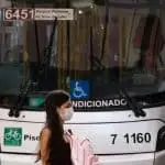 máscaras em São Paulo transporte público