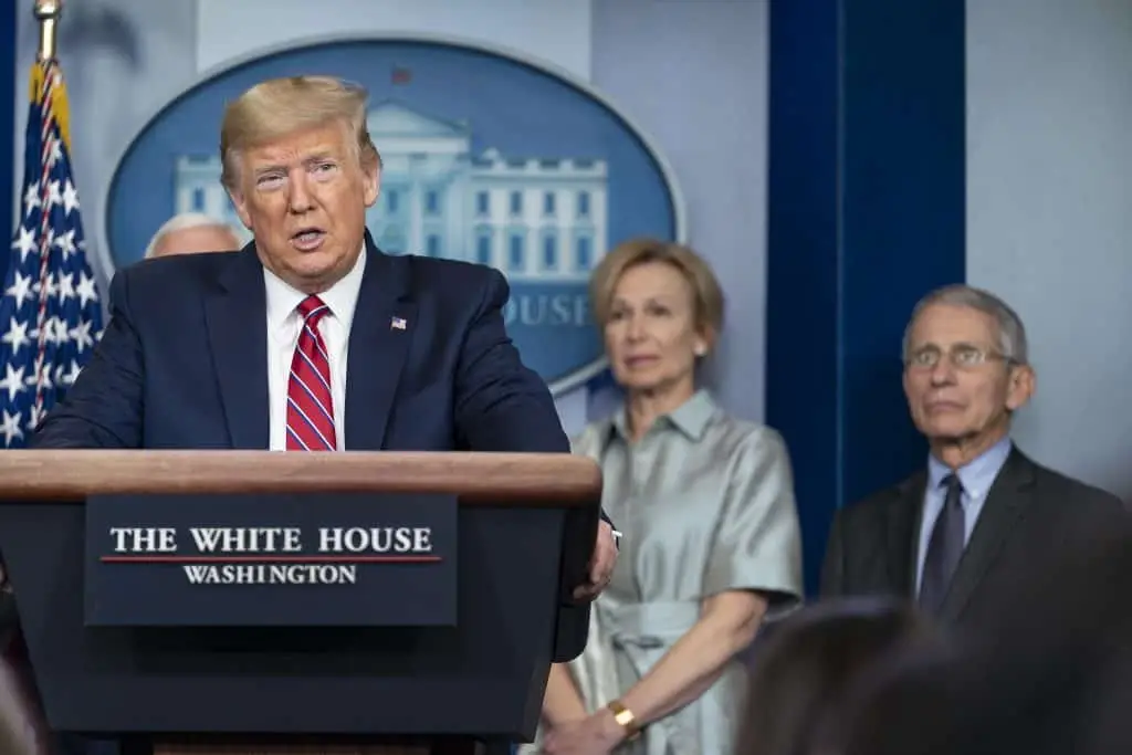 O presidente Donald Trump