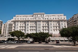 O Copacabana Palace, no Rio de Janeiro