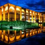 O Palácio do Itamaraty, sede do Ministério das Relações Exteriores
