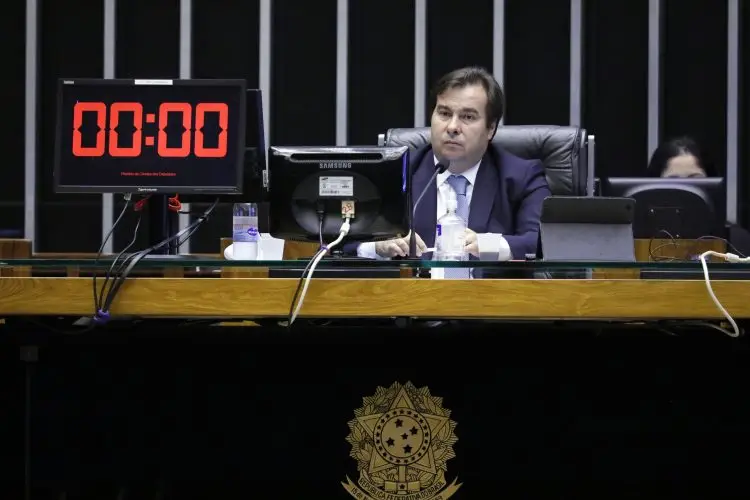 O presidente da Câmara, Rodrigo Maia (Dem-RJ)
