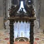 O Papa Francisco durante a missa de Páscoa