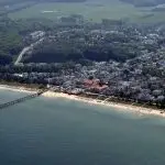 Paria na cidade de Binz, no Estado de Mecklemburgo-Pomerânia Ocidental