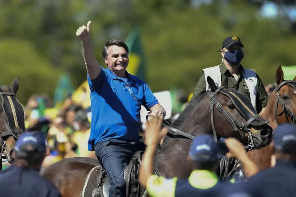 Bolsonaro - Manifestação - apoiadores - Brasília
