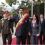 Cilia Flores com Nicolás Maduro