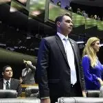 O senador Flávio Bolsonaro