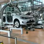 Fábrica de automóveis na Alemanha, a maior economia da zona do euro