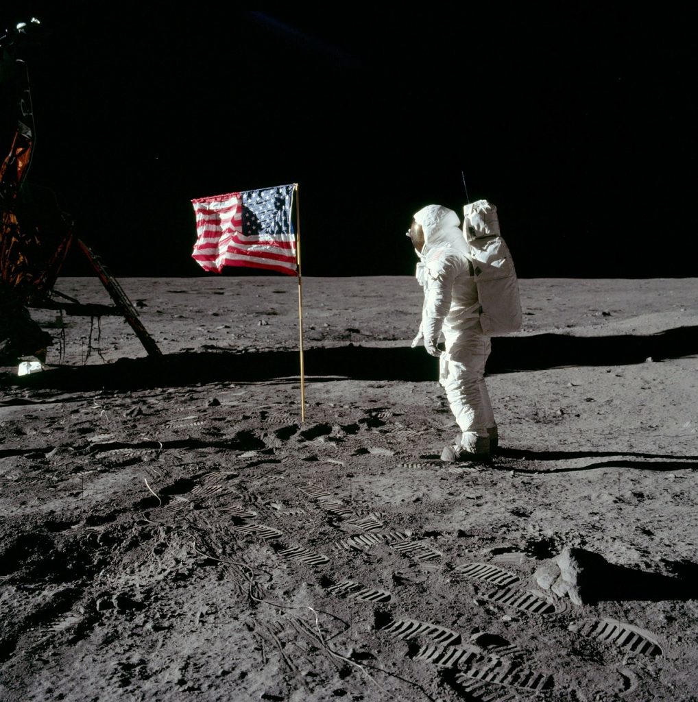 O home pisou na Lua pela primeira vez em 1969