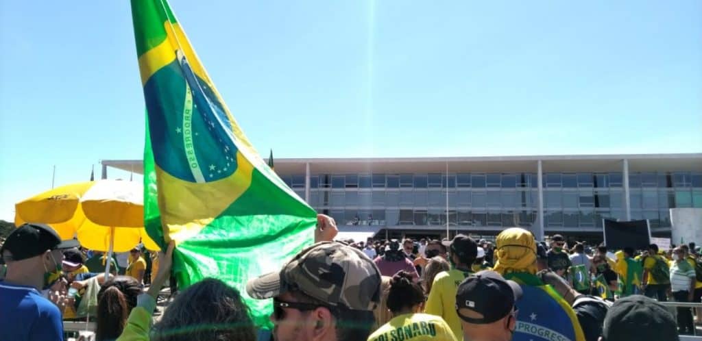 Apoiadores - Bolsonaro - Planalto - Brasília