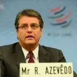 O diretor-geral da OMC, Roberto Azevêdo