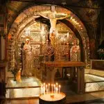 Altar na Basílica do Santo Sepulcro