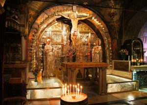 Altar na Basílica do Santo Sepulcro