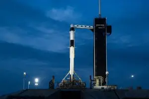 A nave da empresa de Elon Musk