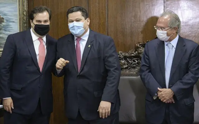 rodrigo maia, davi alcolumbre, paulo guedes, congresso nacional, Câmara dos Deputados, Ministério da Economia, reforma tributária