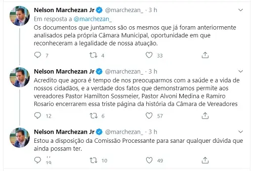 nelson marchezan júnior - prefeito de porto alegre - defesa de processo de impeachment