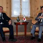 Bolsonaro - Shinzo Abe