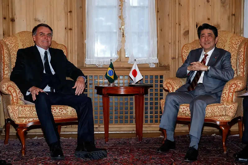 Bolsonaro - Shinzo Abe