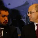 Cláudio Castro e Wilson Witzel - serenidade
