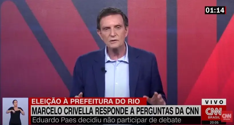 marcelo crivella - eduardo paes - cnn brasil - rio de janeiro - debate