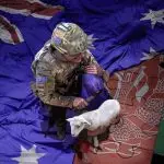 montagem - regime chinês x exército australiano