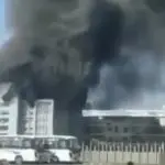 incêndio atinge prédio