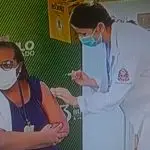 Mônica Calazans - vacina contra a covid-19 - CoronaVac