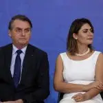 filha bolsonaro - michelle e jair bolsonaro