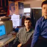 Larry Page e Sergey Brin, fundadores do Google