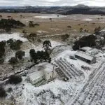Neve na serra catarinense | Foto: Mycchel Legnaghi/São Joaquim Online