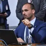 O deputado Eduardo Bolsonaro (PL) falou sobre eleição nas redes sociais | Foto: Jane de Araújo/Agência Senado