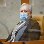 Ministro Ricardo Lewandowski durante sessão plenária do Supremo Tribunal Federal