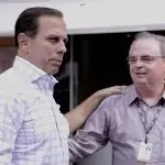 Governador de São Paulo, João Doria e empresário João Batista Santiago
