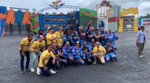 Presidente Jair Bolsonaro visita parque temático em Santa Catarina