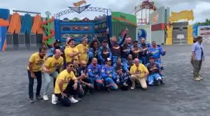 Presidente Jair Bolsonaro visita parque temático em Santa Catarina