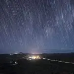 pico de chuva de meteoros