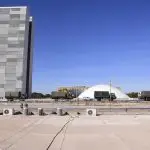 Vista do Congresso Nacional, com destaque para o Senado Federal