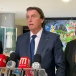 Ministro da Advocacia-Geral da União, Bruno Biano, presidente da República, Jair Bolsonaro, e ministro da Saúde, Marcelo Queiroga