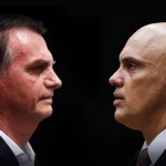 Jair Bolsonaro e Alexandre de Moraes