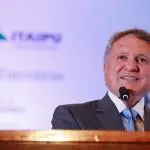 Diretor-geral brasileiro da Itaipu Binacional, almirante Anatalício Risden Junior