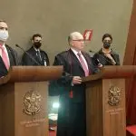 Ministros Luís Roberto Barroso e Luiz Edson Fachin