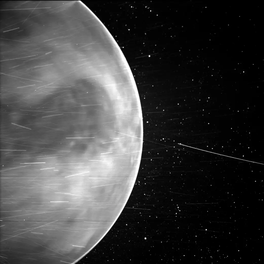Imagem de Vênus captada pela sonda solar da Nasa