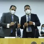 Presidente da OAB, Beto Simonetti, e ex-presidente Felipe Santa Cruz